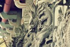 wall of po lin monastery